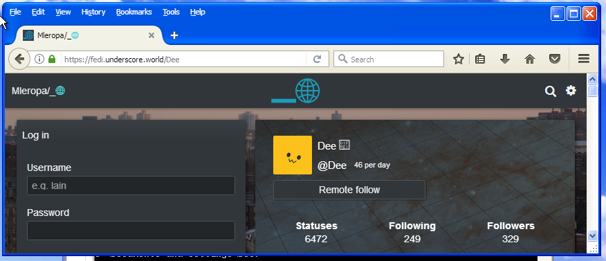 Firefox 52 on Windows XP. The title bar is Windows XP style, and merged with the menus. Firefox 52 on Windows XP. The title bar is Windows XP style, and merged with the menus.